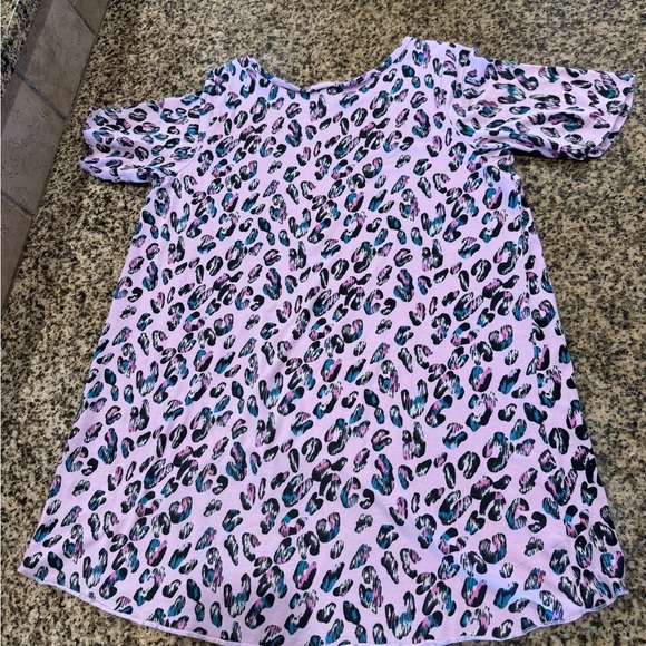 Wrangler Girls Leopard Print Purple Top Size XL - Picture 5 of 6